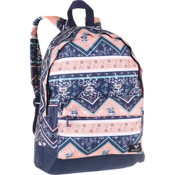 Městský batoh roxy Dámský batoh sugar baby med blue newport border sw - bte7