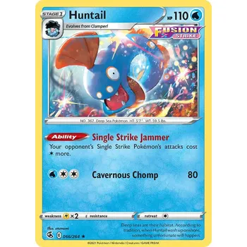 Sběratelská karetní hra Pokémon karta Huntail 066/264 - Fusion Strike