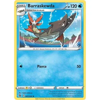Sběratelská karetní hra Pokémon karta Barraskewda 083/264 - Fusion Strike