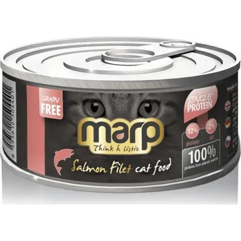 Krmivo pro kočku Marp Salmon Filet konzerva pro kočky s filety z lososa 12x70g