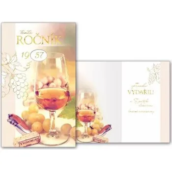 Přání MFP k narozeninám otočné M11-477 W s textem