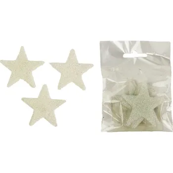 Vánoční dekorace Hvězdy bílé, 8 ks X1620/B