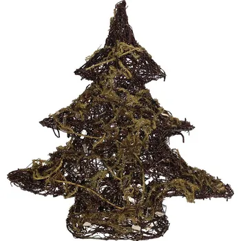 Vánoční dekorace Stromek zlacený 30 cm X0262