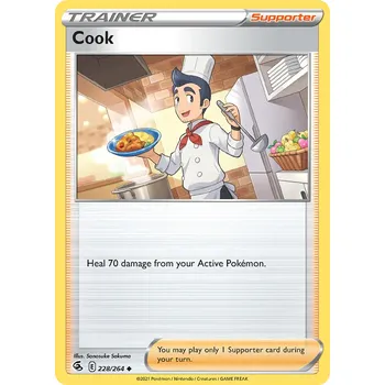 Sběratelská karetní hra Pokémon karta Cook 228/264 - Fusion Strike