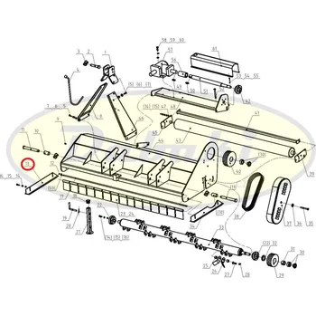 Mulčovač 1 -13 - ližina mulčovače EF pravá