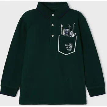 Chlapecké tričko Chlapecké polo triko s dlouhým rukávem Mayoral 4179 Velikost: 2 roky (92 cm)