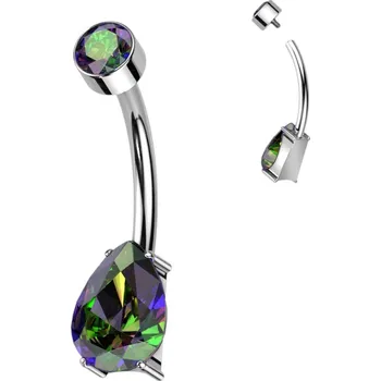 Piercing Šperky4U Piercing do pupíku - TITAN - TIT1266-VM