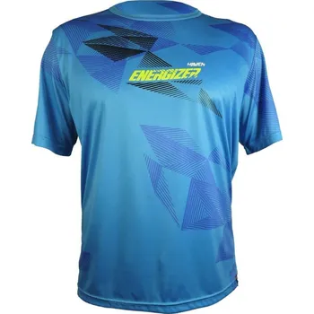 cyklistický dres HAVEN Cyklistický dres s krátkým rukávem - ENERGIZER CRAZY SHORT KID - modrá 150 cm
