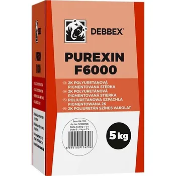 Samonivelační stěrka DEN BRAVEN PUREXIN F6000 - 2K polyuretanová probarvená stěrka - sada 25kg RAL 7035