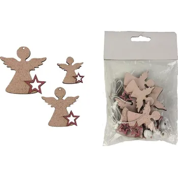 Vánoční dekorace Sada andělů 12ks, D2419