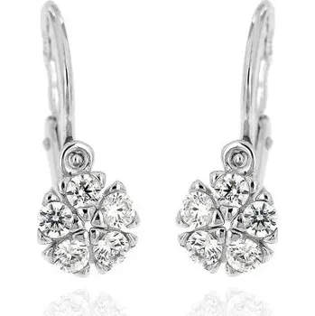 Náušnice Zlatnictví U Kostela Dětské náušnice bílé kytičky 440BB 740319333