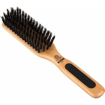 Kent Handmade Satinwood Hairbrush Pure Black Bristle