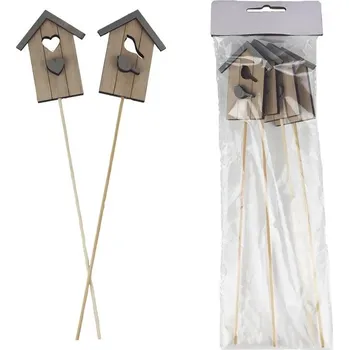 Velikonoční dekorace Zápich budka, 4 ks D4824