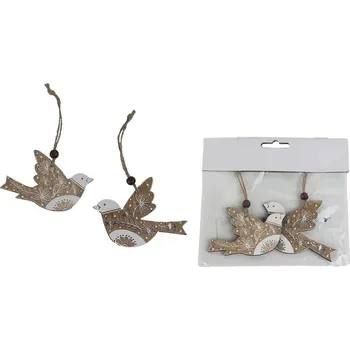 Velikonoční dekorace Ptáček k zavěšení, 2 ks D5192