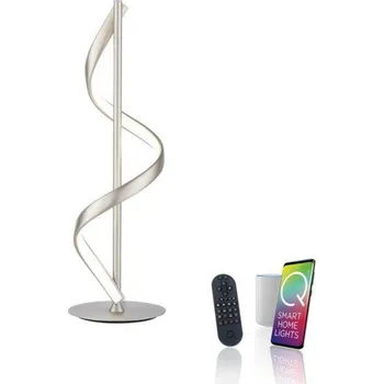 Lampička PAUL NEUHAUS LED stolní lampa Q-SWING stříbrná Smart Home ZigBee 2700-5000K PN 4385-55
