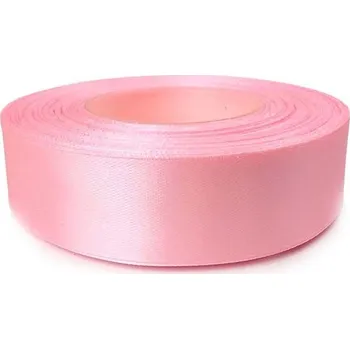 Stuha Saténová stuha baby růžová 25mm (Saténová stuha baby růžová 25mm)