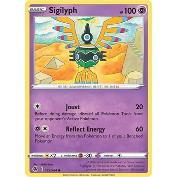 Sběratelská karetní hra Pokémon karta Sigilyph 123/264 - Fusion Strike