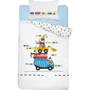 Povlečení Detexpol Povlečení do postýlky Stavba 100/135, 40/60