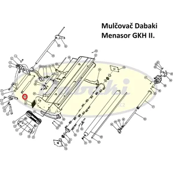 Mulčovač 1 - 36 - hydraulický válec mulčovače GKH