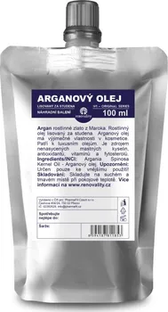 Pleťový olej Renovality Arganový olej 100 ml náplň