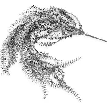 umělá květina Závěs zeleň pvc 106cm stříbrná