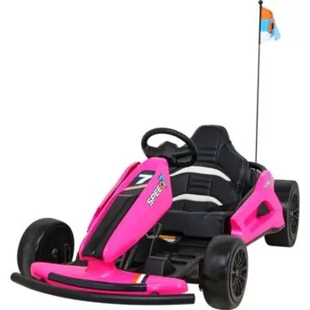 Dětské elektrovozidlo Elektrická formule Speed 7 Drift King s funkcí driftování Růžová