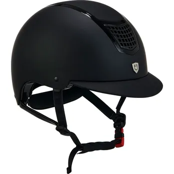 Jezdecká přilba Jezdecká helma Equestro Ultra Light Polished, S, černá/černá