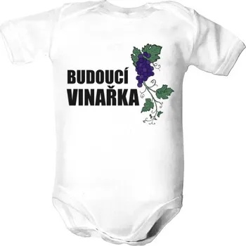 Kojenecký body Dětské body s potiskem Budoucí vinařka dětské