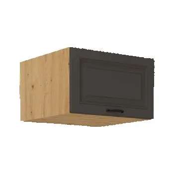 Kuchyňská skříňka Závěsná skříňka Retroline 60 NAGU-36 1F, Barva: dub artisan + grafit MIRJAN 5903211250248