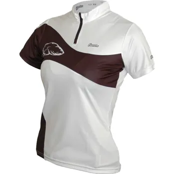 cyklistický dres HAVEN Cyklistický dres s krátkým rukávem - COMTESS - bílá/černá XS