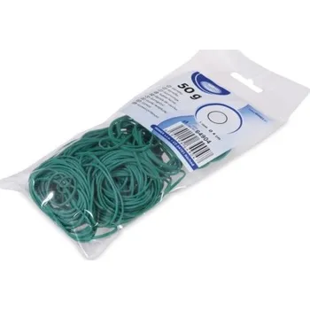 Gumička slabá - zelená - 1 mm - o 4 cm - 50 g