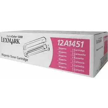 Lexmark 12A1451 purpurový (magenta) originální toner