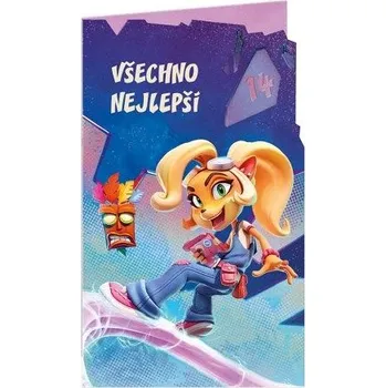 ARGUS Dětské přání k narozeninám s výběrem roku Coco Bandicoot 17-6046c