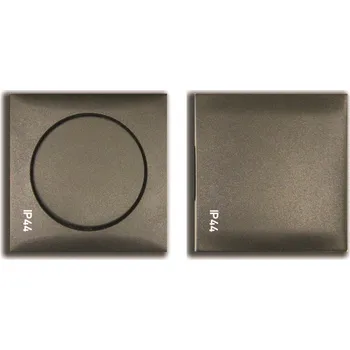 vypínač Zásuvka a vypínač Plano Davos IP44 černá 25 x 10 x 4 cm