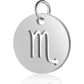 Přívěsek Šperky4U Drobný kulatý ocelový přívěšek - znamení horoskopu - OPP1652-08