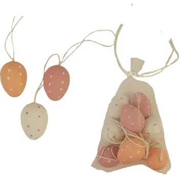 Velikonoční dekorace Velikonoční vajíčka, 9ks X3857-04