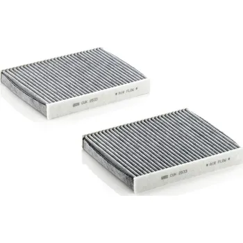 Ventilátor topení a klimatizace Filtr, vzduch v interiéru MANN-FILTER CUK 2533-2