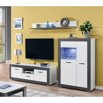 Obývací stěna Obývací stěna Gray 1 - Moderní obývací stěna