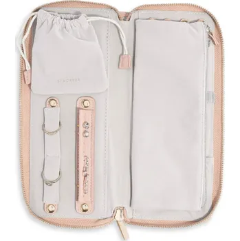 Šperkovnice Stackers, Cestovní šperkovnice Jewellery Roll Blush | růžová 75758