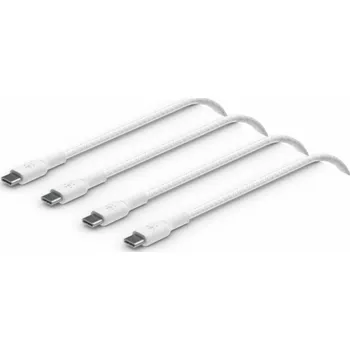 Datový kabel 1x2 Belkin geflocht. PVC Kab.2m USB-C/USB-C weiß CAB004bt2MWH2PK