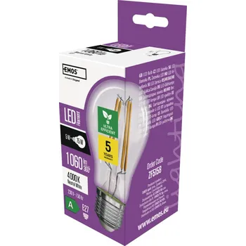Osvětlení LED žárovka A60/E27/5W/75W/1060lm/neutrální bílá