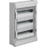 HAGER Skříň VECTOR II VE318L 54TE průh.dv.IP54 VE318L