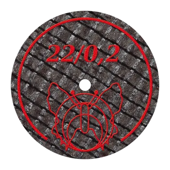 Brusný kotouč Řezací disk na kovy (Ø22mm, tl. 0,2mm) | 653 900 1411 002 220