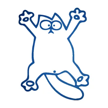 Samolepící dekorace Kočka 040 pravá na rozpláclá (65 - škrábaný kov modrý) SAMOLEPKA NA AUTO, NÁLEPKA, FÓLIE, POLEP, TUNING, VLASTNÍ TEXT, TISK, AUTOSAMOLEPKY.cz, POLEPY, OBRÁZEK, LOGO, 3D STICKERS