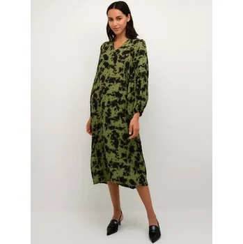 Dámské šaty Karen by Simonsen Každodenní šaty Kalinkakb 10104572 Zelená A-Line Fit 40