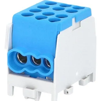 Rozvaděč POLLMANN Svorkovnice HLAK 25 1/4 M2 rozbočovací modrá 1010288