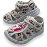 Fashion Dívčí bílé bačkory Barva: Bílá, Velikost: 24