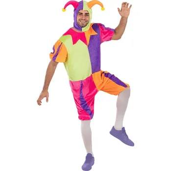Karnevalový kostým Funiglobal - Kostým Šašek pro dospělé extra velký - XXL