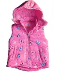 Dívčí šusťáková vesta KUGO KB2337, tmavě růžová