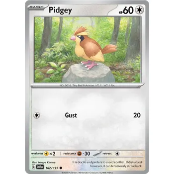 Karetní hra Pokémon TCG Pidgey 162/197 - Reverse Holo